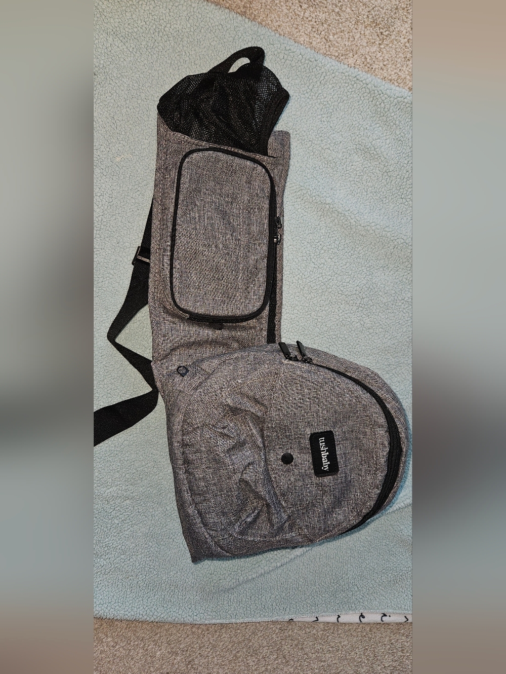 Tush Baby Strapless Baby Hipseat - Grey - Picture 2 of 6